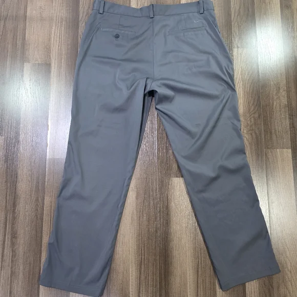 Nike Golf Tour Performance Dri-Fit Gray Stretchy Slim Fit Pants/Chinos. 36 x 30 - Picture 3 of 9